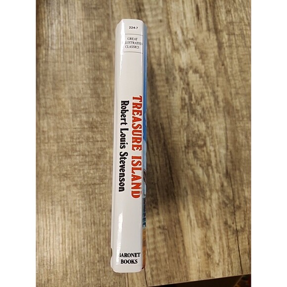 Treasure Island by Robert Louis Stevenson Great Illustrated Classics HB Book - Picture 3 of 7